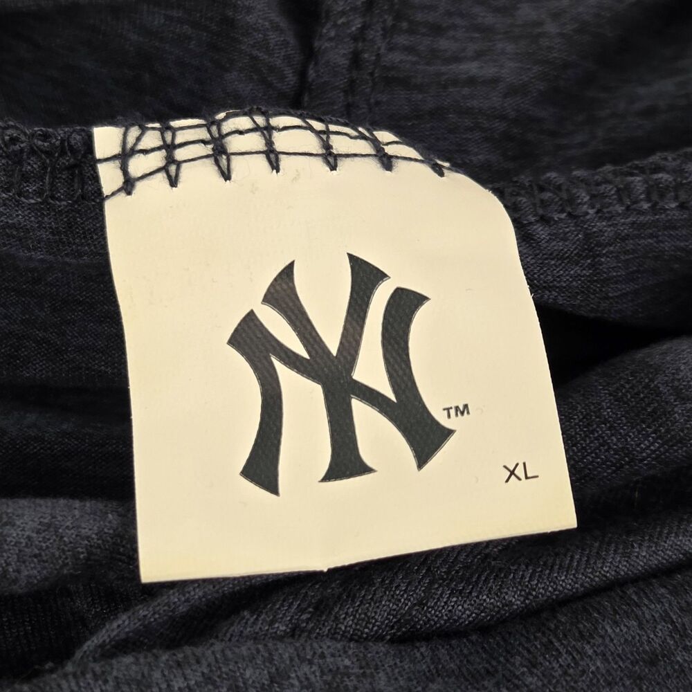 NY Yankees SGA XL Lightweight Hoodie Ford Sleeve Logo Pullover Blue - Picture 3 of 12
